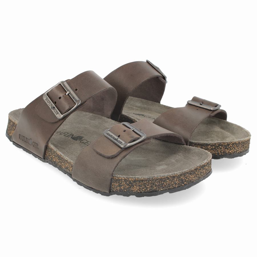Haflinger Andrea Unlined Sandaler Dame Brune | RPL6477DD